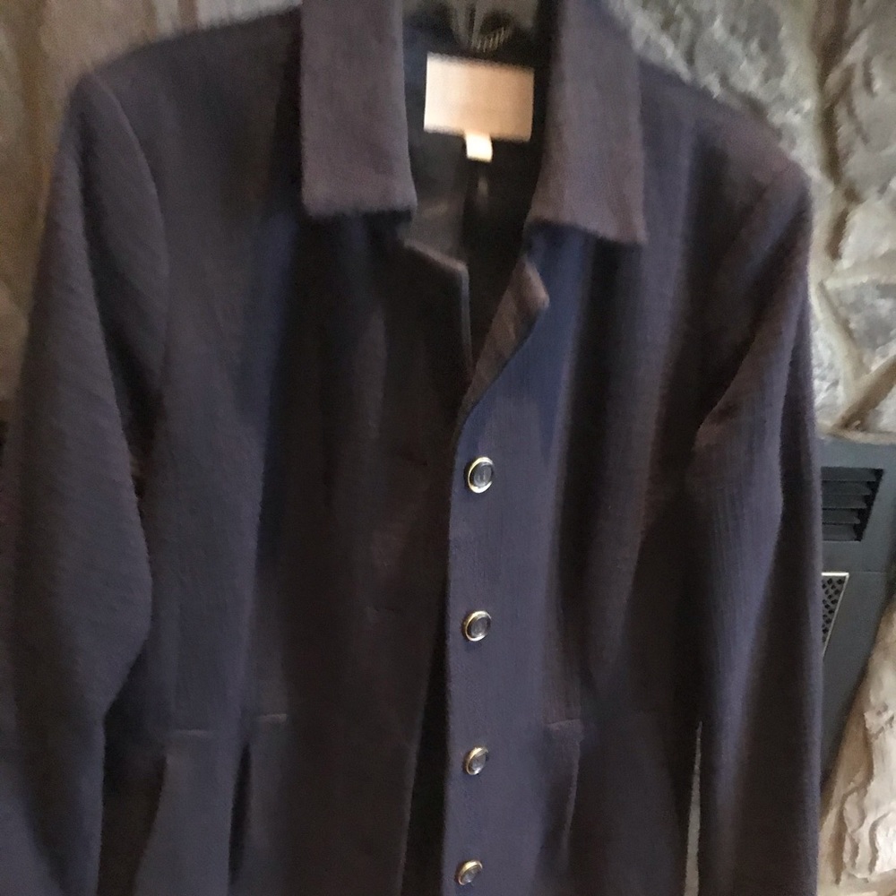 Banana Republic tailored navy coat